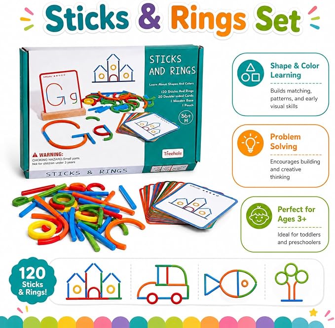 Calm Kids Sensory Kit - Screen-Free Activity Box Ages 3+ | 6-Piece Craft Set, BPA-Free Silicone, Travel-Friendly, Gift-Ready, Boy Girl Preschool Kindergarten