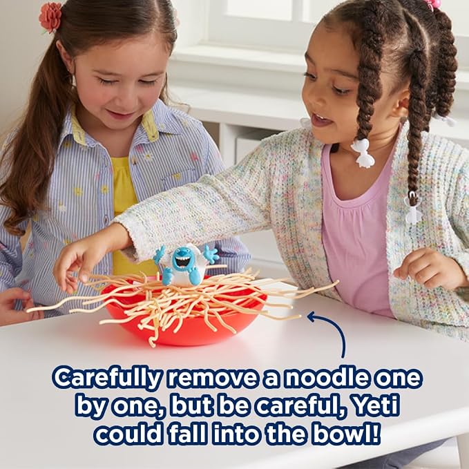 Yeti in My Spaghetti Board Games for Family Night, Multi-Player Game, 4+ | Family Game, Kids Games, Multi-Player, Board Games for Family Night, Preschool Toys, Hand-Eye-Coordination Game