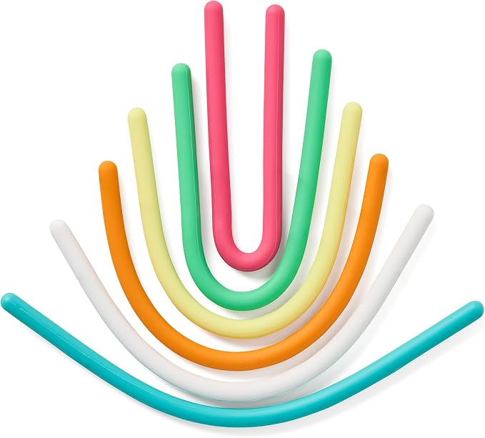 Pushpeel Sensory Strings – Silicone Fidget Strings for Calming, ADHD & Autism | Compatible Sensory Activity Board (Original & XL) | Washable & Reusable | Kids 3+ & Adults