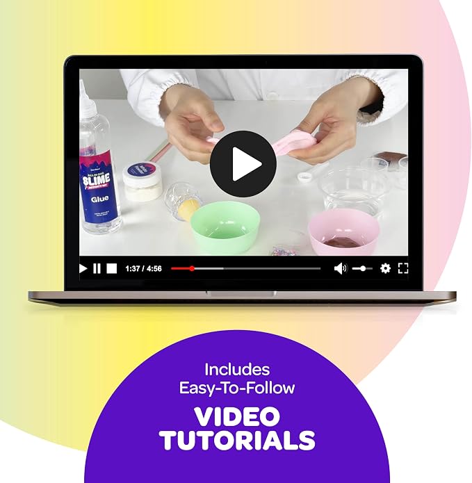 Slime Kit for Girls Ages 8-12 - All-in-One DIY Slime Making Kit - Kids Gift | Galaxy Unicorn Glow-in-the-Dark Slime Set - Birthday Gift for Tween Girls 8 9 10 11 12 - STEM Fun for Kids