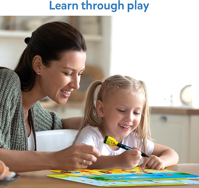 Skillmatics I Can Write – Preschool Learning Activity Book, Gift for Kids | Reusable Write and Wipe Mats, Educational Toy, Back to School, Montessori Gifts for Students, Kids, Toddlers Ages 3, 4, 5, 6