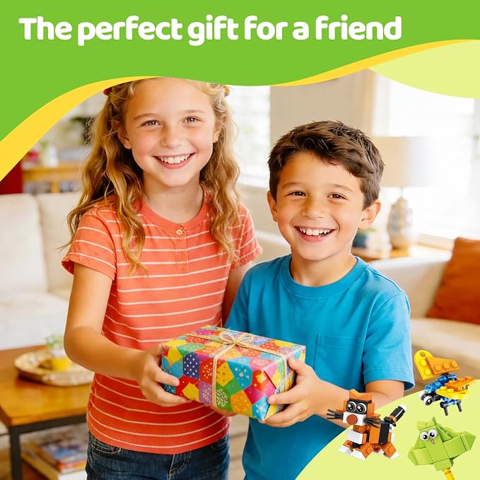 Mini Building Blocks Set Party Favors for Kids 4-8, 36PCS | Small Animal Building Kit, Treasure Box Prizes, Pinata Stuffers for Kids, Prize Kids Classroom, Goodie Bag Stuffers