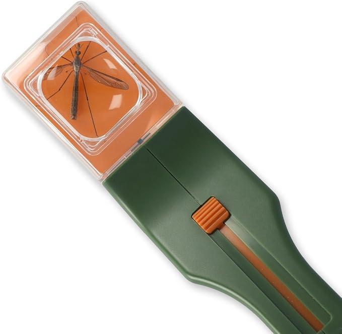 Carson BugView 5x Magnifier Quick-Release Bug Catching Tool | Portable Handheld Magnifying Glass Insect Trap, Educational STEM Toy for Kids and Adults - Set of 6 (HU-10MU)