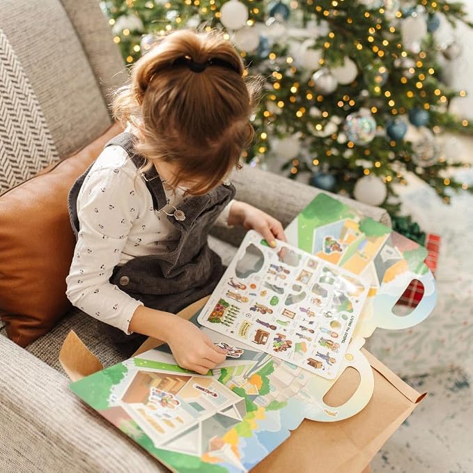 My Living The Gospel Jelly Sticker Quiet Book with Reusable Silicone Stickers for Toddlers and Preschoolers, Church Quiet Entertainment, Board Book