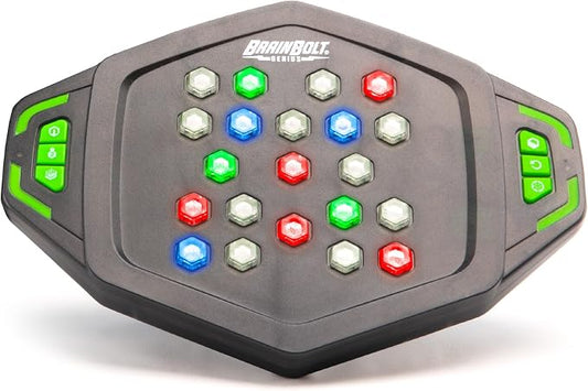 Educational Insights BrainBolt Genius - Puzzle Memory Game for Kids, Teens and Adults, Handheld Electronic Brain Travel Games, Gift for Gamers, Games for Kids 8-12, Fidget Memory Game