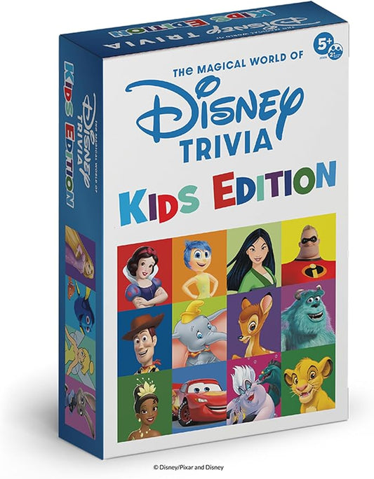Disney Trivia Board Games for Family Night, Travel Games, Strategy Game, 5+ | Disney Toys, Family Game Night, Travel Games, Screen-Free, Holiday Game, Kids Board Game, Strategy Games