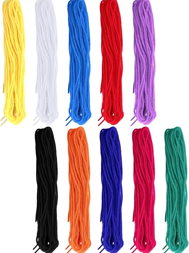 Timgle 400 Pcs Colored Tipped Beading String for Kids Jewelry Making | Lacing Yarn Ideal for Weaving Stringing Projects, Necklace Cord Supports Motor Skills Development, Creative Arts Supplies