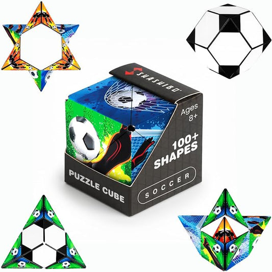 Shashibo DODECA Magnetic Puzzle Cube, Stress Relief Fidget Toy | 100+ Possible Shapes, Sensory Fidget Toy For Adults & Kids, Fun Shape Shifting Puzzle Box For All Ages