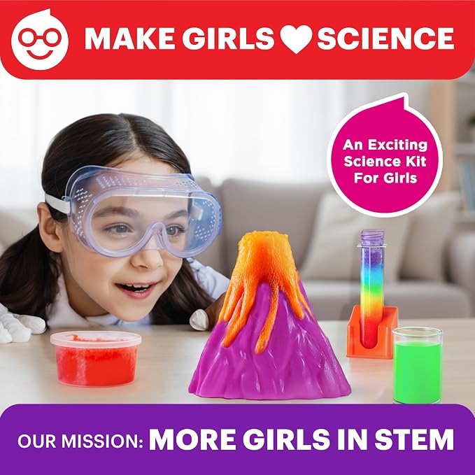 Doctor Jupiter Girls' Ultimate Science Experiments Kit for Kids Ages 8+ | Science Kits for Kids Ages 8-12, Birthday Gift Ideas for Girls 8, 9, 10, 11, 12 Year Olds, STEM Educational Toys