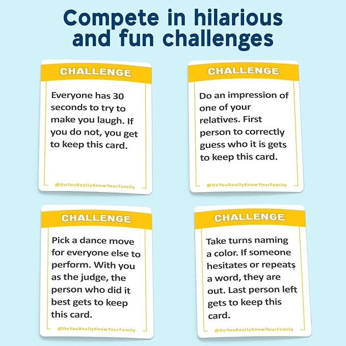 Do You Really Know Your Family? Fun Family Game for Kids, Teens and Adults | Best Family Game Night Card Board Game for Kids 8+ & Adults, Family Edition Trivia & Conversation Cards, Top Family Gifts