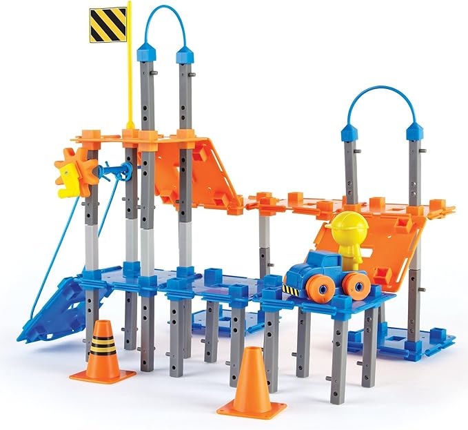 Learning Resources City Engineering & Design Building Set | Preschool Building Toys, STEM Toys for 5 Year Old, Kids Engineering Kit, STEM Gifts for Kids