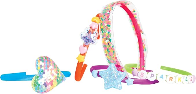 Creativity for Kids Chic Boutique: DIY Headbands Craft Kit - Create 5 Unique Designs for Girls | Summer Activities for Kids (Ages 6+)