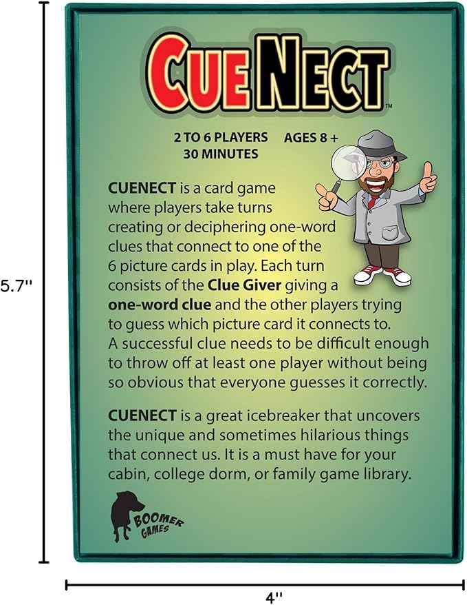 CUENECT: Wildly Fun Clue Decoding Game - Connect, Discover, & Laugh with Friends & Family – from The Makers of Moose Master