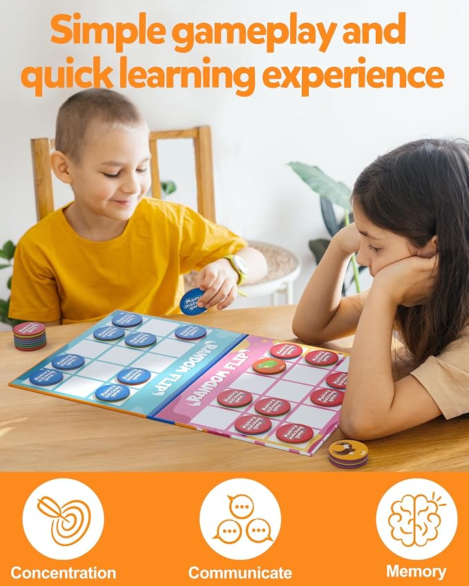 Coogam Alphabet Bingo Game, ABC Learning Letter Recognition and Phonetic Words with Pictures - Early Educational Activity Gift Toys for Kids Age 3-7