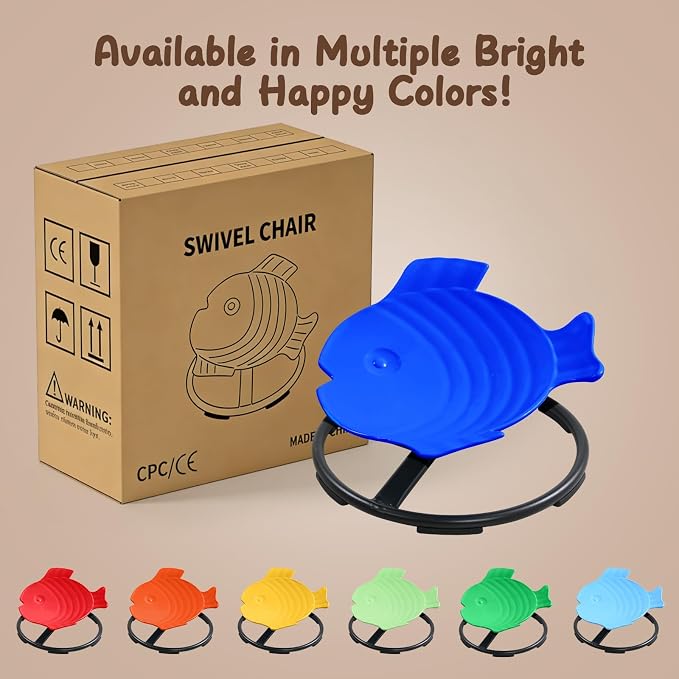 Sensory Spinning Chair for Kids with Autism | Toddler Sit and Spin ADHD Chair,Sensory Room Must Haves, Improves Balance & Motion Relief,Gift For Ages 3+