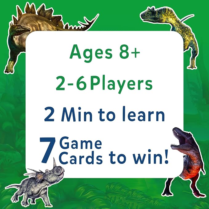 Skillmatics Guess in 10 Dinosaurs – Trivia Game for Kids and Families