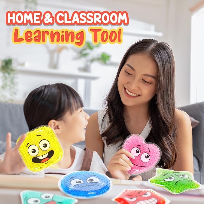 Squishy Fidget Sensory Toys for Kids, Calming Down Sensory Tools for Autism Autistic Special Needs, Sensory Bin Squeeze Toys for Classroom Prize, Travel Toys,Easter Gifts for Kids Toddlers