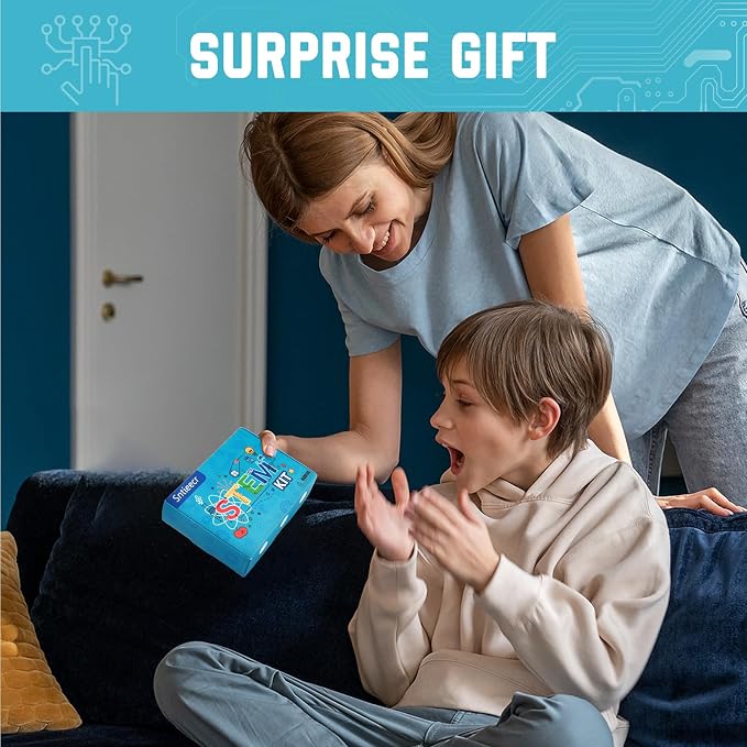 Sntieecr Electric Circuit Motor Kit for Kids 8-12, Electric Motor Kit | with Box for DIY STEM Science Project, Educational Montessori Learning Kits Sets Science Kits Present for Children