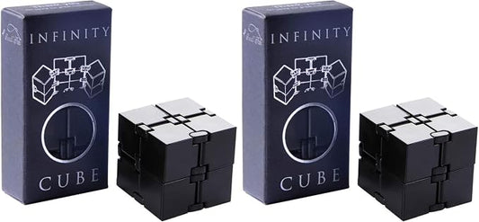 Infinity Cube Fidget Toys for Kids, Adults Anxiety Relief Items Fidget Cube (Pack of 2)