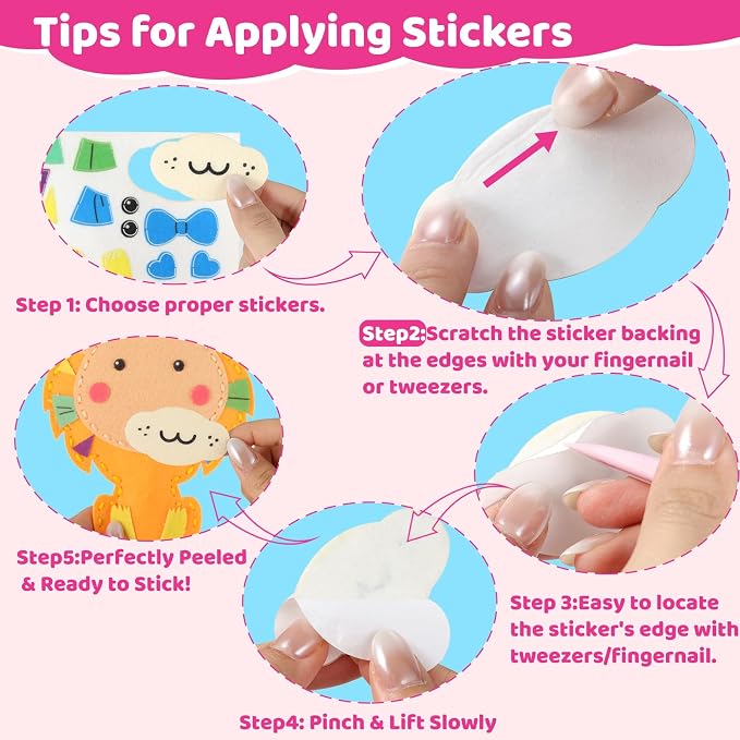 Sewing Kit for Kids, 10 Easy DIY Project of Stuffed Animal with Instruction | Funtopia Beginners Sewing Toys and Birthday Gift for Girls Boys, Felt Arts and Crafts for Kids Ages 5-8 8-12