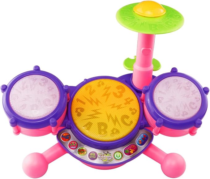 VTech KidiBeats Drum Set, Pink