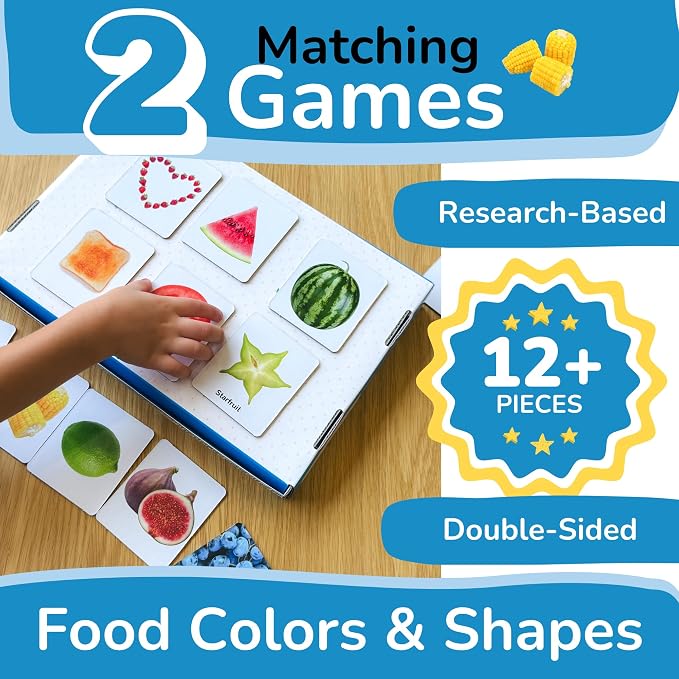 TOYVENTIVE Toddler Learning Kit with 4 Toddler Books, 2 Flash Cards for Toddlers 1-3, 4 Puzzles & 2 Games, Preschool Learning Activities