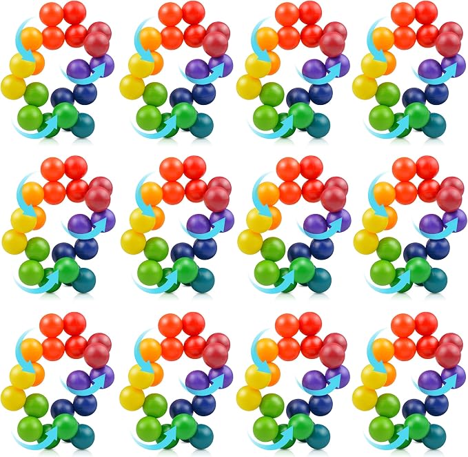 Yrissmiss 12PCS Autism Sensory Toys for Autistic Children, Quiet Fidget for Adults Kids, Autism for Toddlers 3-4, Travel for Ages 3-5 Gift Easter Basket Stuffers Gifts for Kids Boys Girls A