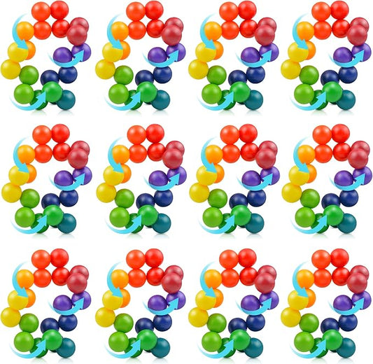 Yrissmiss 12PCS Autism Sensory Toys for Autistic Children, Quiet Fidget for Adults Kids, Autism for Toddlers 3-4, Travel for Ages 3-5 Gift Easter Basket Stuffers Gifts for Kids Boys Girls A