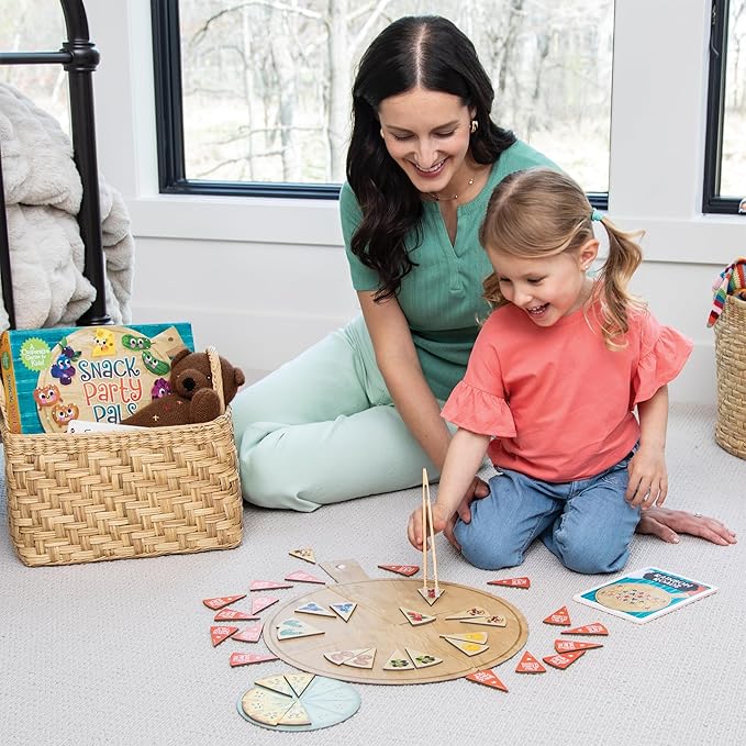 Peaceable Kingdom Snack Party Pals Cooperative Game - Fun Memory Game for Preschoolers & Kindergarteners - Ages 4+