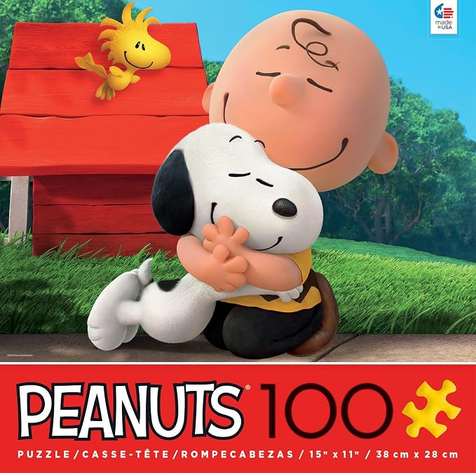 Ceaco - 100 Piece Best Friends Jigsaw Puzzle for Kids Ages 6-8 | Officially Licensed, Made in USA, Recycled Puzzle Board