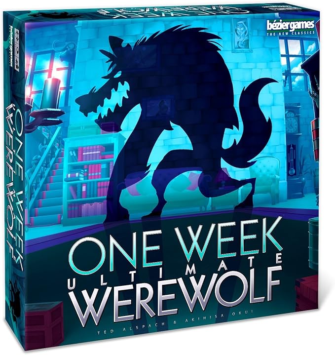 Bezier Games One Week Ultimate Werewolf, Fun Board Game for Families | Engaging Social Deduction, Hidden Roles & Bluffing, Great Game for Families