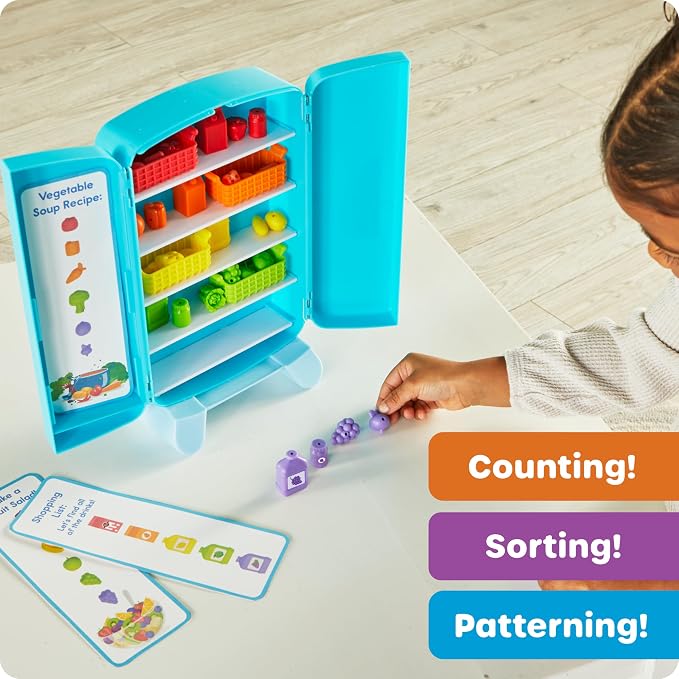 Learning Resources Sorting Snacks Mini Fridge