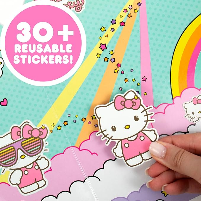 Horizon Group USA Puffy Sticker Playset for Kids, Hello Kitty