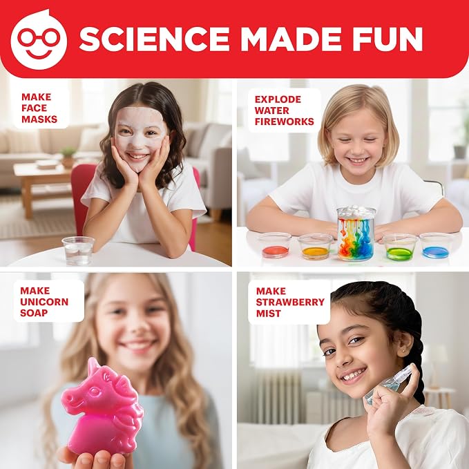 Doctor Jupiter Girls' Super Science Experiments Kit for Kids Ages 8+ | Science Kits for Kids Ages 8-12, Birthday Gift Ideas for Girls 8, 9, 10, 11, 12 Year Olds, STEM Educational Toys
