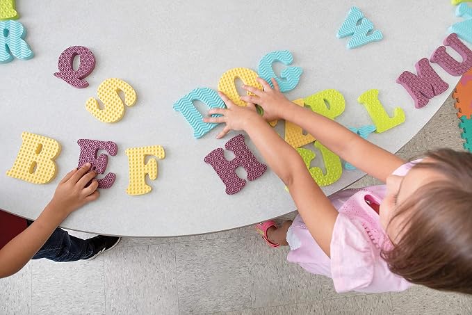 Chenille Kraft WonderFoam Big Letters (AC4397), Assorted Colors, 26 Pieces