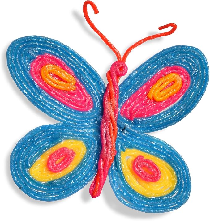 Wikki Stix Rainbow Pak, 24 Reusable Wax Yarn Sticks, Mess-Free Arts & Crafts for Kids, Screen-Free Travel Toy, Classroom Reward, Party Favor & Stocking Stuffer, Ages 3+