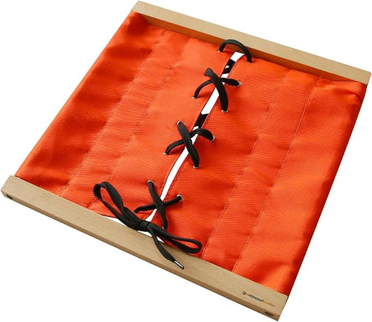 Lacing Frame | Practical Life Material for Toddlers & Preschoolers, Develop Fine Motor Skills & Independence (Ages 3-6)