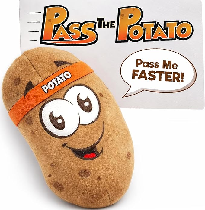 Move2Play, Pass The Potato | Hilariously Wild & Fun | Active Family Game for Kids Ages 3-8+ | Indoor Outdoor Toss Game | Party Games for Boys & Girls | Camping Travel Fun