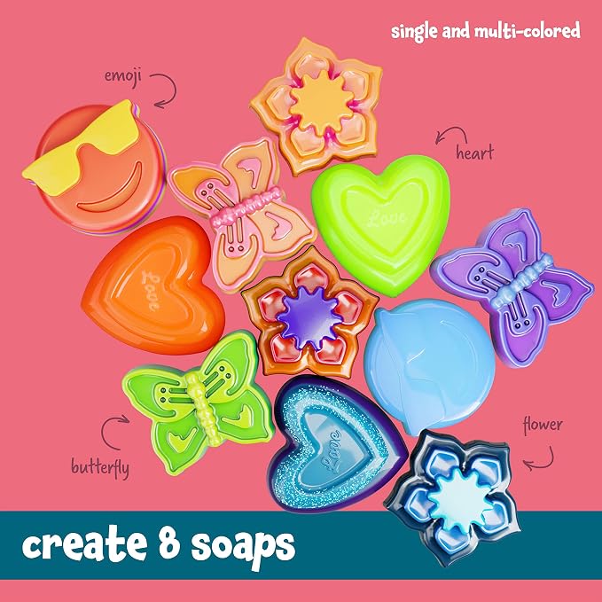 Dan&Darci Soap & Bath Bomb Making Kit for Kids, 3-in-1 Spa Science Kits, Craft Gifts for Girls & Boys Age 6-12 Year Old Girl Crafts: DIY Experiment Toys, Gift for Kid Ages | Gifts for Girls & Boys Age 6-12 Year Old Girl Crafts: DIY Experiment Toys, Gif...