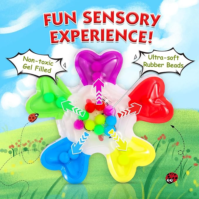 Christmas Color Sorting Sensory Toys | Fine Motor Skills Games for Toddlers, Montessori Preschool Outdoor Travel Learning Toys, for 3-5 Year Old Boys & Girls