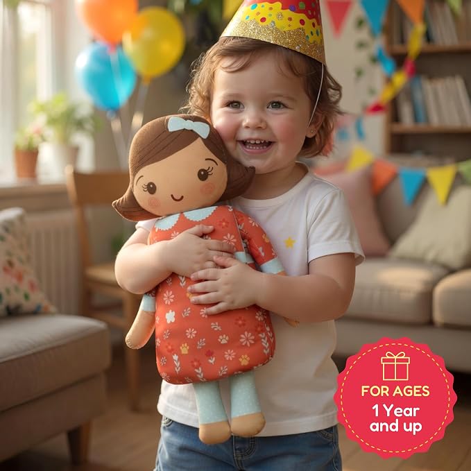 Annie the Pet Sitter – 2-in-1 Soft Activity Doll & Busy Book | Screen-Free Travel Plush Toy with Tethered Pieces for Toddlers and Preschoolers ages 1–4 by Aleni Brands