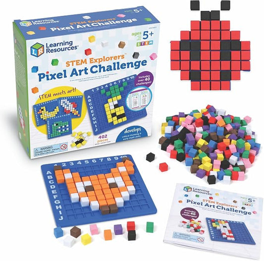 Learning Resources STEM Explorers Pixel Art Challenge