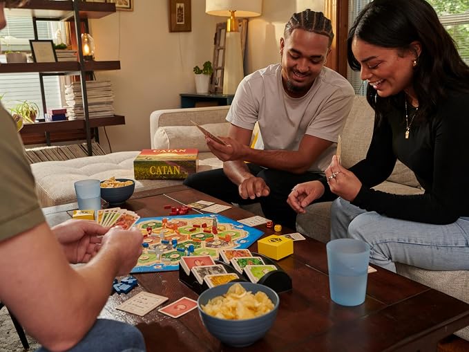 CATAN Board Game (6th Edition) Trade, Build & Settle in the Classic Strategy Game for Family, Kids & Adults, Ages 10+, 3-4 Players, 60-90 Min Playtime | Trade, Build & Settle in the Classic Strategy Game for Family, Kids & Adults, Ages 10+, 3-4 Players...