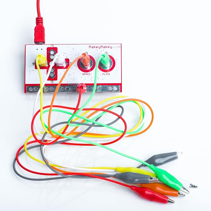 Makey Makey STEM Kit from Joylabz, Educational Science Kits, 1000s of Engineering and Computer Coding Activities, Hands-on Technology Learning Fun, Engineering Kits for Kids, STEM Kits