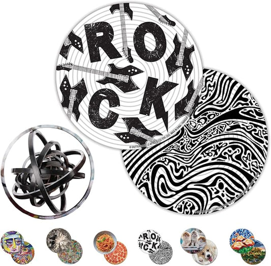 Spin Flip Puzzle - Hypnotic - Spin it, Flip it, Solve it! for Those who Love Brain teasers! Adult Fidget Toy. Great Gift for Mom, Dad, Teens, Men and Women