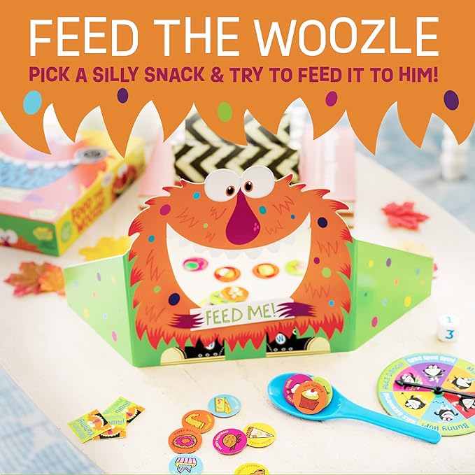 Peaceable Kingdom Feed the Woozle Cooperative Game | A cooperative game where players team up to win together, for 2-5 players. Ages 3+.