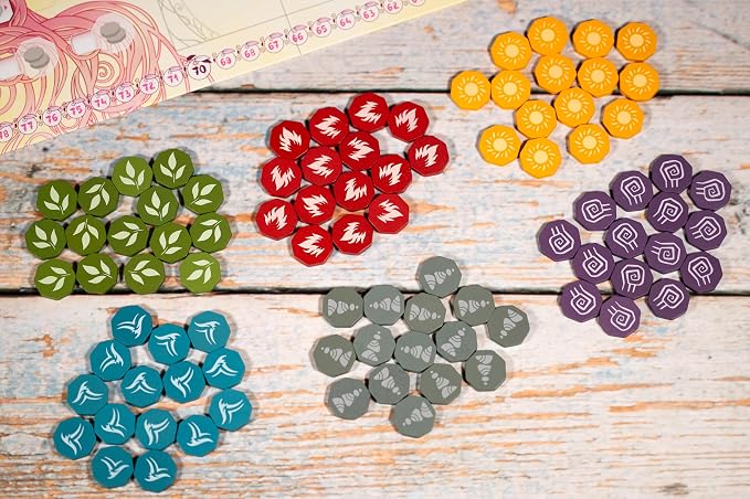 Inori Board Game | Cooperative & Competitive Worker Placement Strategy Game, Fun Family Game for Kids and Adults, Ages 10+, 2-4 Players, 40 Mins
