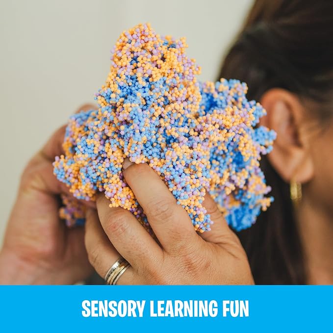 Educational Insights Playfoam Classic 4-pack - Preschool Sensory Toys for Kids, Moldable Squishy Modeling Foam, Fun Foam Slime for Kids 3-5, Mess-Free Toddler Sensory Bin Filler, Play Putty