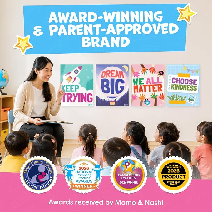 Motivational Posters for Classroom Decor - 14pc Inspirational Positive Affirmation Classroom Posters Middle School High School Elementary - Back to School Supplies Decorations Bulletin Board Wall