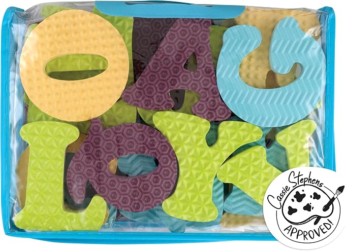 Chenille Kraft WonderFoam Big Letters (AC4397), Assorted Colors, 26 Pieces